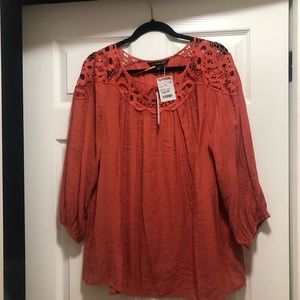 Orange Zac & Rachel Woman top